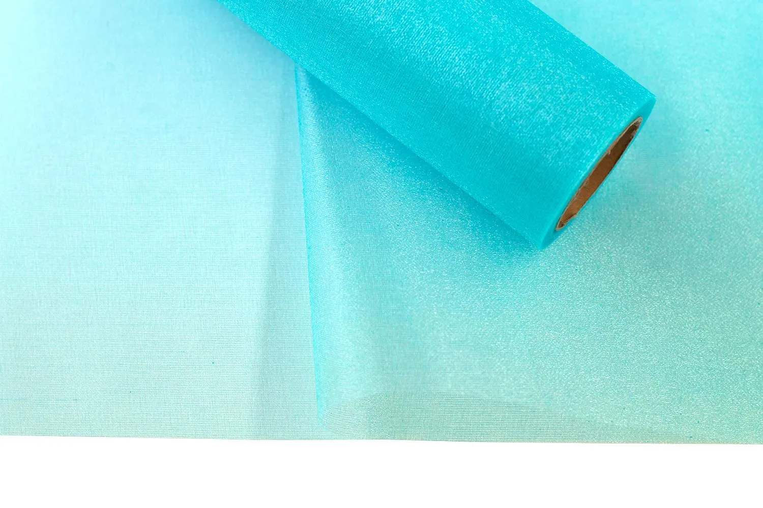 Creativery Snow Organza Rolle 36 cm x 9 m