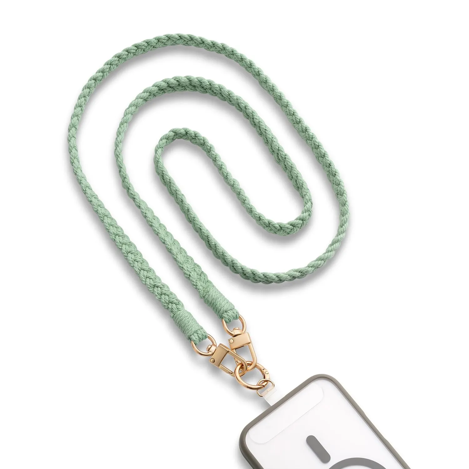 MORSUNBELA Handykette geflochten 124 cm