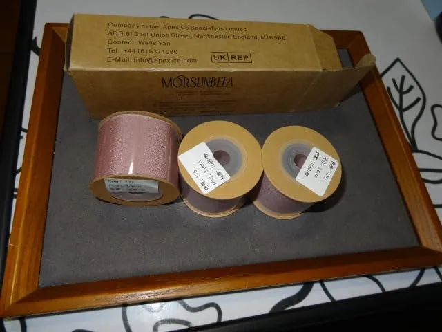 MORSUNBELA Chiffonband Geschenkband Rolle