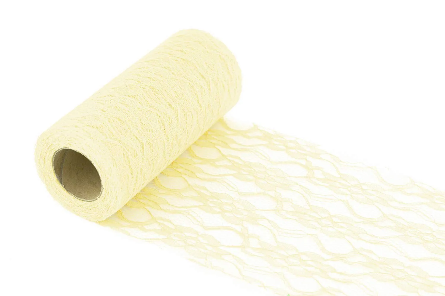 Creativery Spitzenstoff Tischläufer 10m x 50cm Polyester