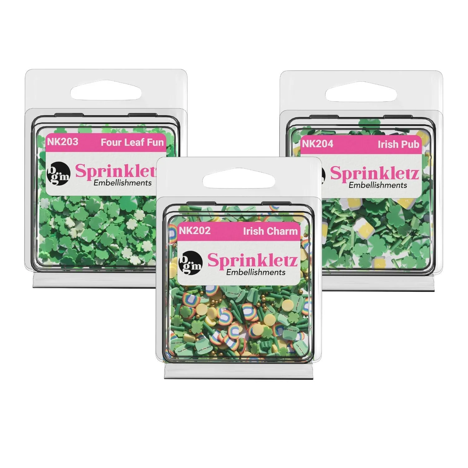 Buttons Galore Sprinkletz Polymer Clay Streuteile 5er-Bundle Shaker