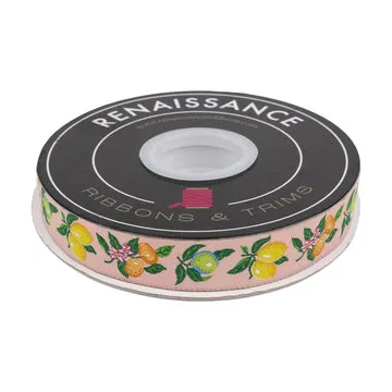 Renaissance Ribbon La Dolce Vita Fresh Squeezed Jacquardband 19mm 1 Yard