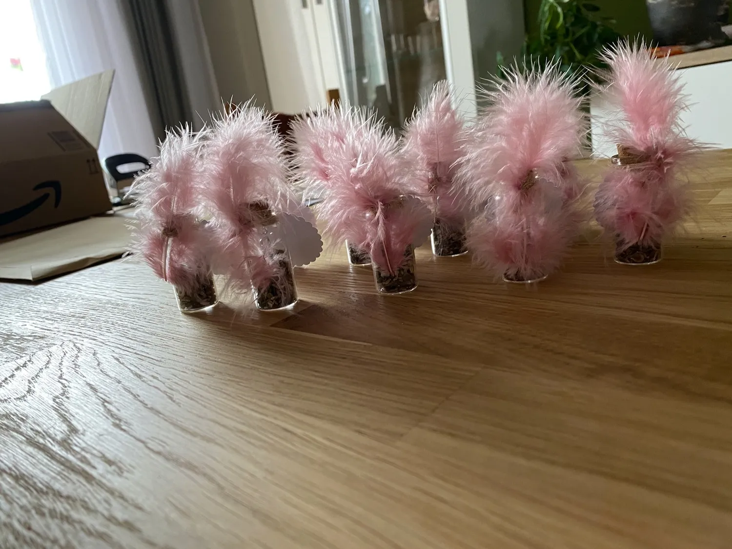 Creativery Marabufedern Flaumfedern 20 Stück 8-12cm