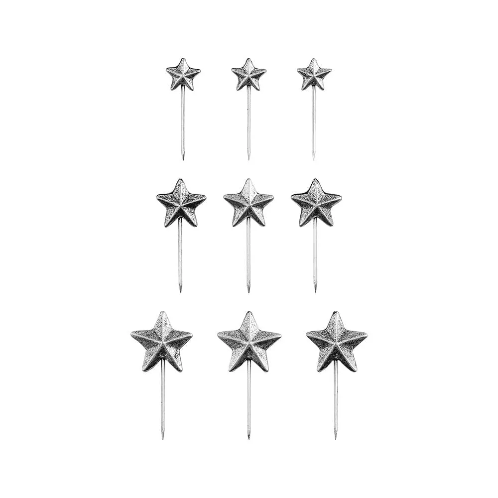 Idea-ology Tim Holtz Star Pins Anstecknadeln Stern