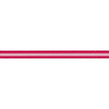 Renaissance Ribbon Classic Christmas Festive Stripe Band 1 Yard rot-weiß