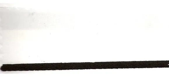 ALJO DESIGN Satin Kranzband Weiß Strich-Rand 25 m