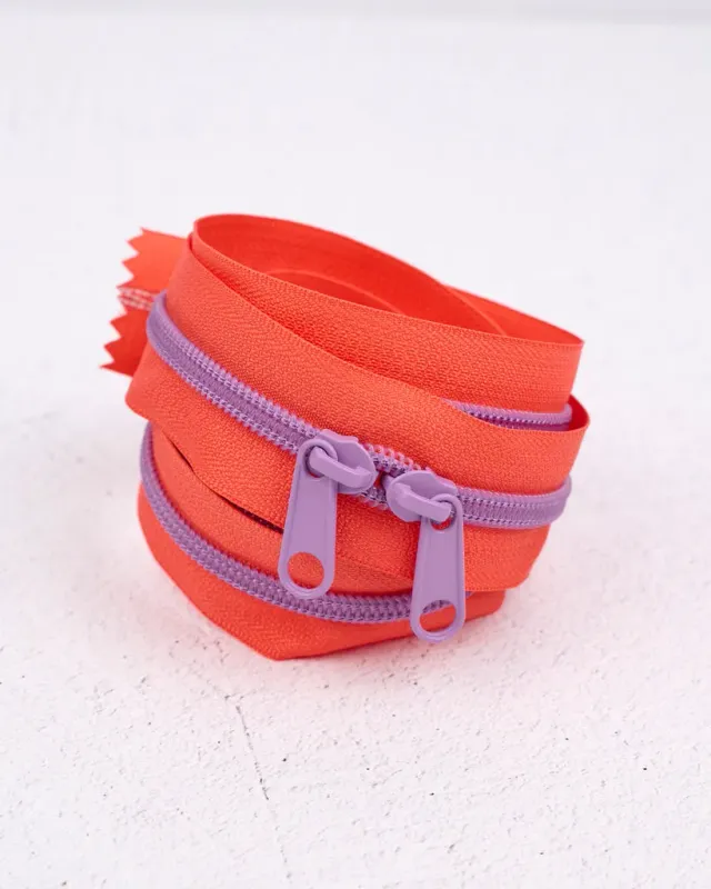Renaissance Ribbons Lavender Citrus Handtaschen-Reißverschluss No.5