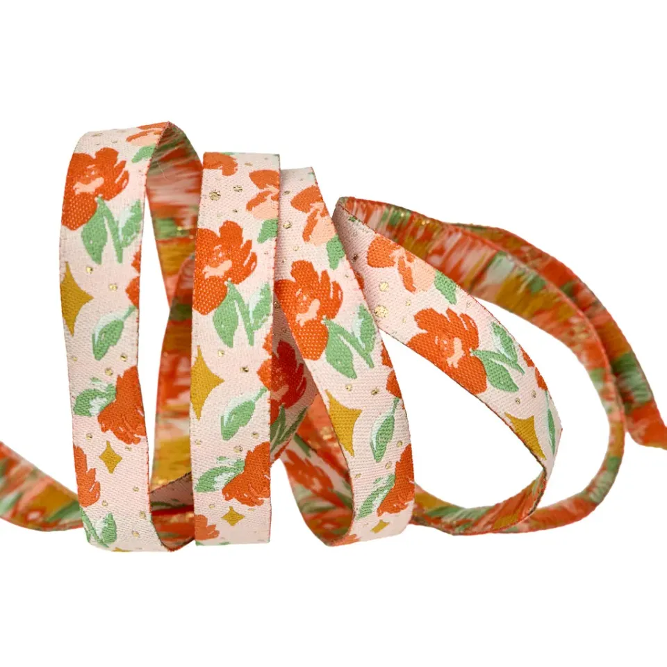 Renaissance Ribbon Poppy Night Twinkle in Day Ripsband 1/2 Zoll