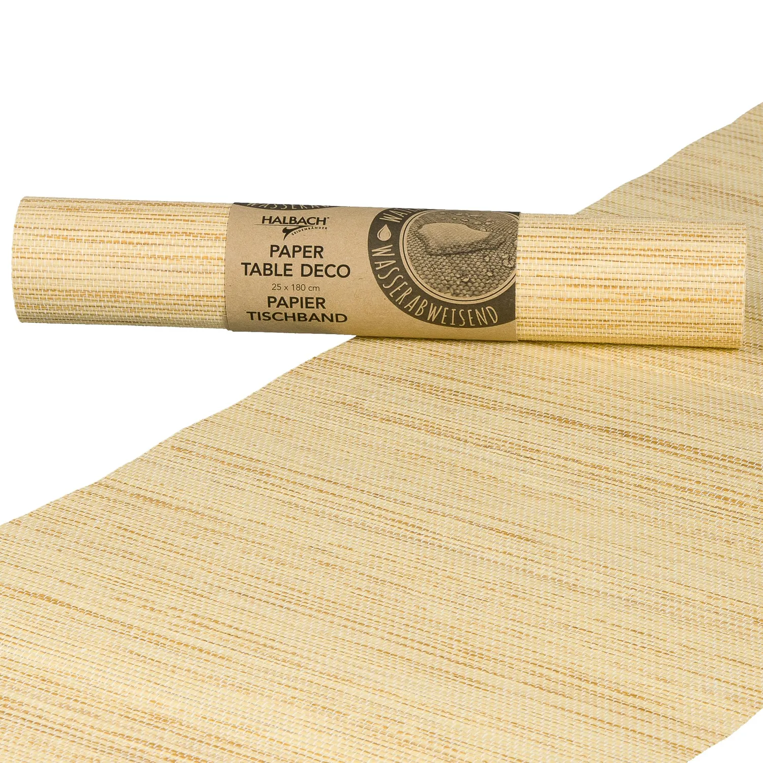 Halbach Papier-Tischband 25 cm x 1,8 m abwaschbar