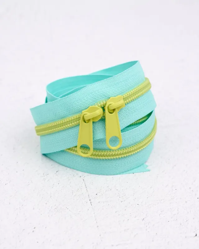 Renaissance Ribbon Lime Splash Handtaschenreißverschluss Nr. 5