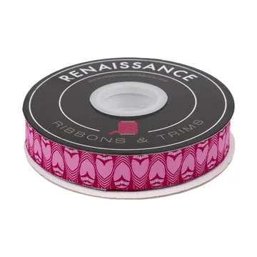 Renaissance Ribbon Mythical Owl See You Webband Lila 22mm 1 Yard