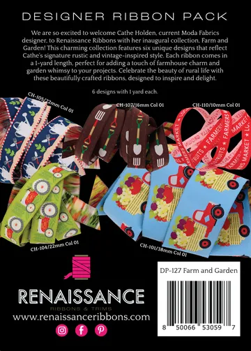 Renaissance Ribbon Farm and Garden Designer Pack 6x 1 Yard Polyester