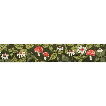Renaissance Ribbon Spruce Woodland Walk Webband Grün 1 Yard