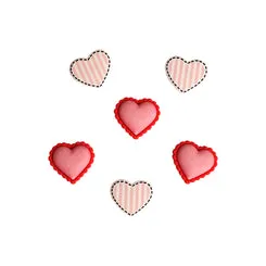 Buttons Galore With Love Bastelknöpfe Herzen 3D