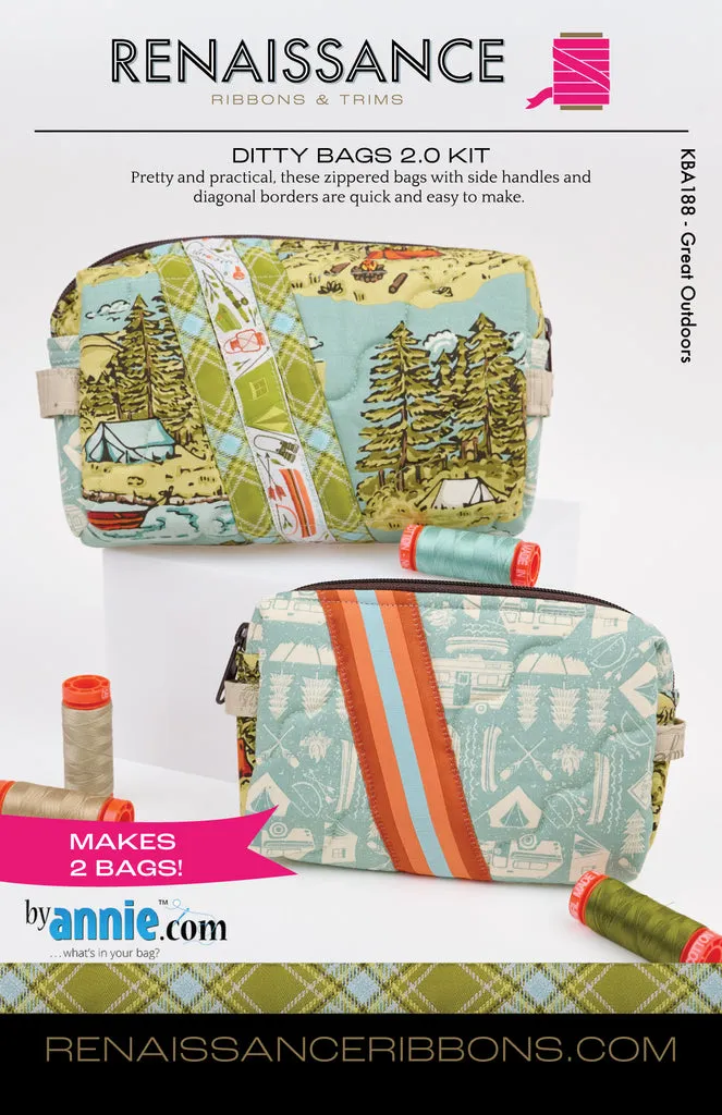 Renaissance Ribbon Ditty Bags 2.0 Nähset 2 Taschen