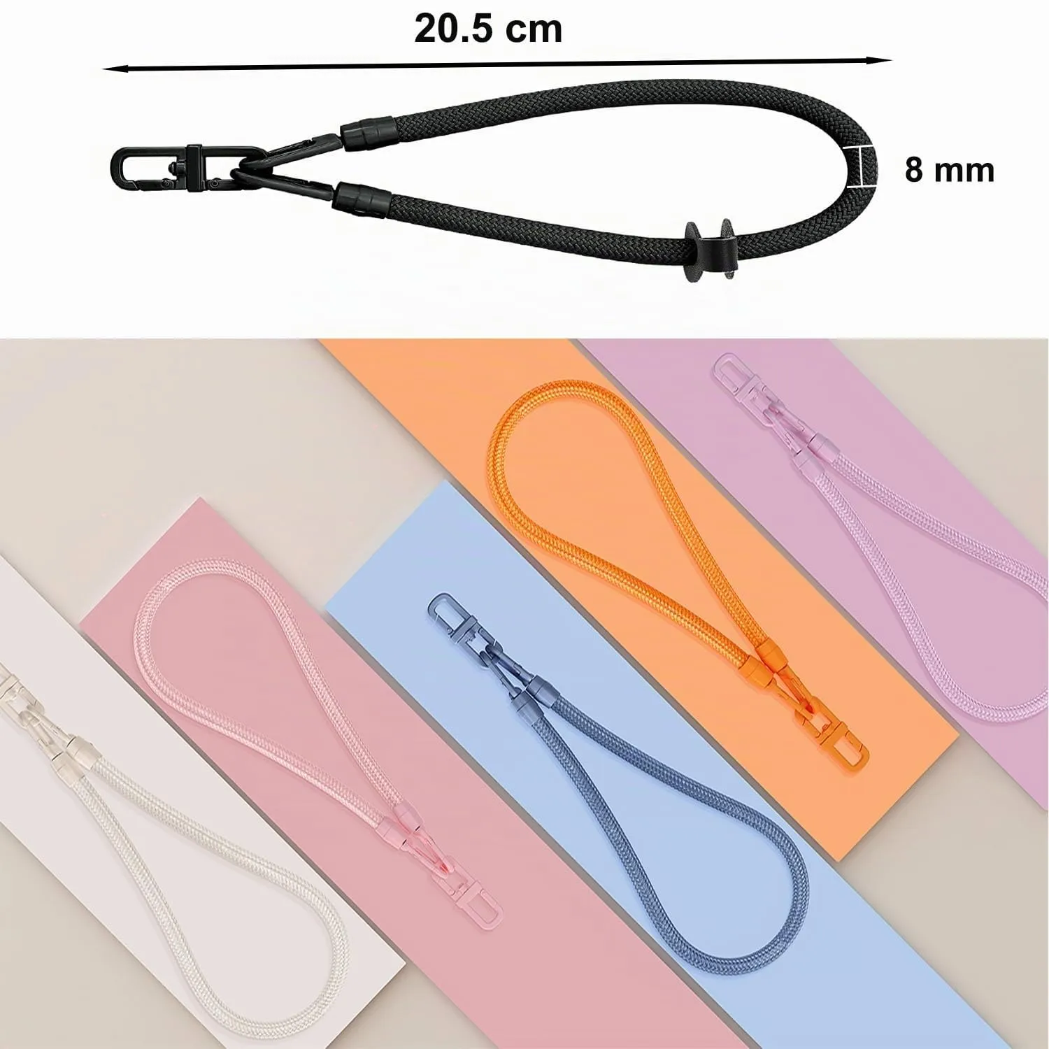 MORSUNBELA Handykette Kurz Handgelenk Handschlaufe Handyband