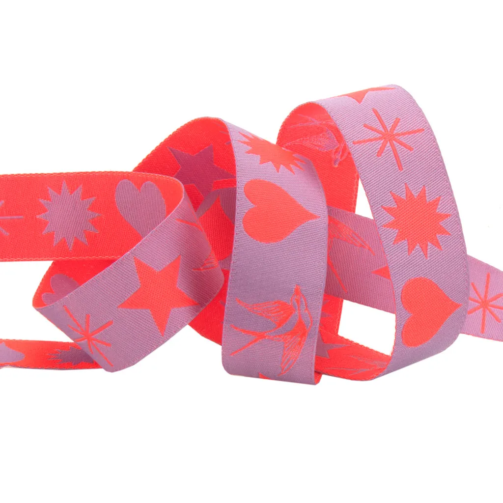 Renaissance Ribbon EverGlow Fairy Flakes Jacquardband 22mm