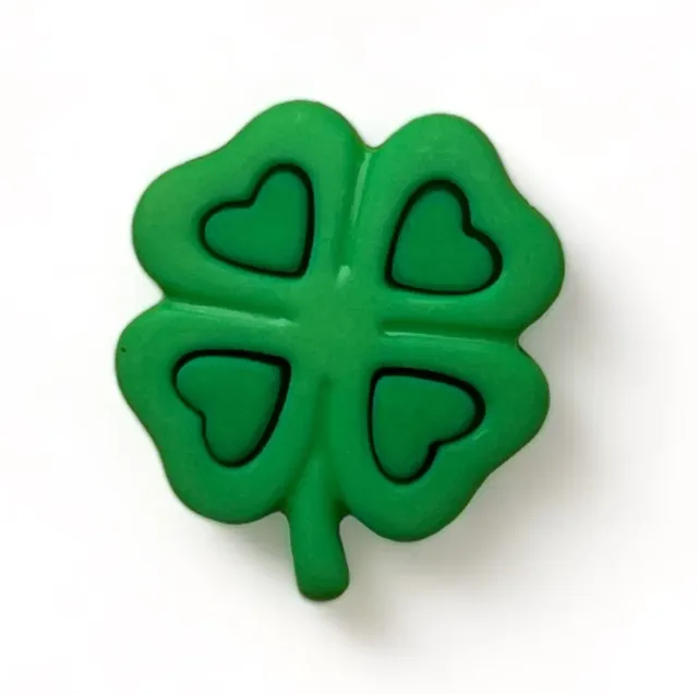 Buttons Galore 4 Leaf Clover Bulk Button Kleeblattknöpfe