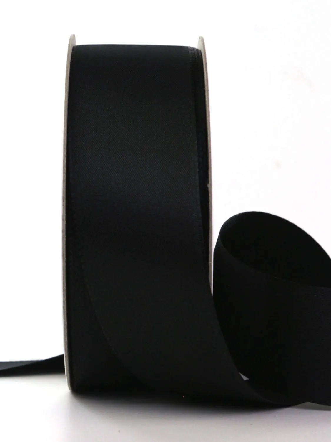 ALJO DESIGN Taftband Schwarz 50m matt