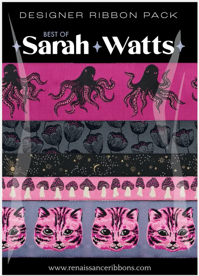 Renaissance Ribbon Best of Sarah Watts Schmuckband-Set 5x1 Yard