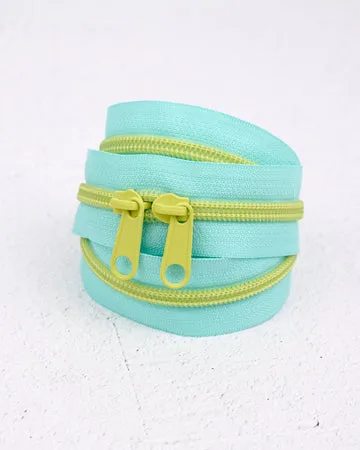 Renaissance Ribbon Lime Splash Handtaschenreißverschluss Nr. 5