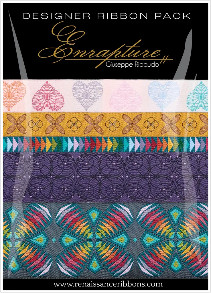 Renaissance Ribbon Enrapture Designer Pack Webband-Set 5-teilig Polyester
