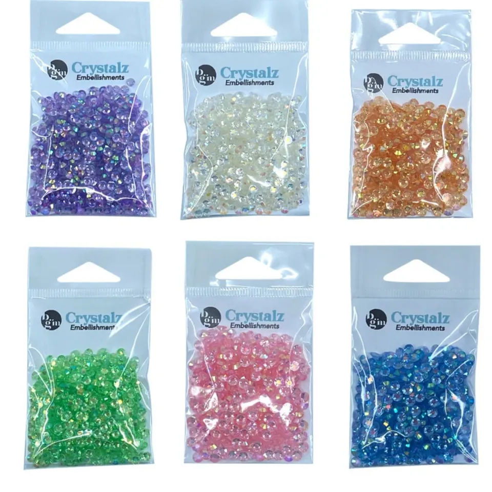 Buttons Galore Crystalz Soft Colors Strass 2400 Stück