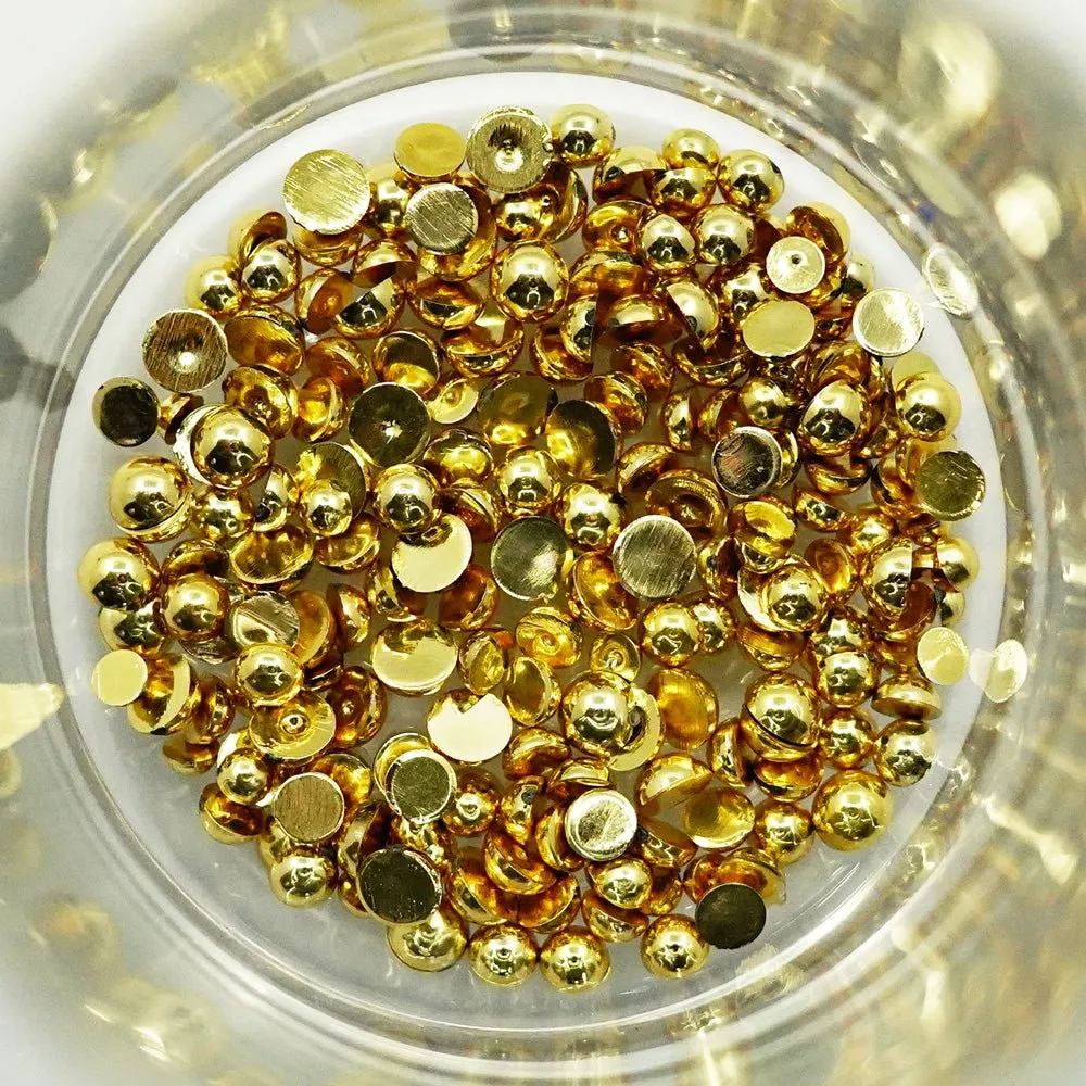 Buttons Galore Half Pearlz Halbperlen irisierend 4-6 mm