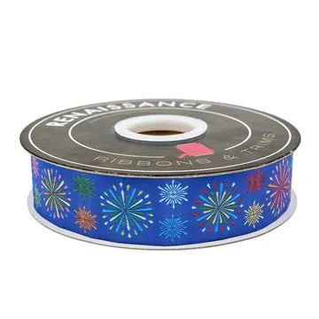 Renaissance Ribbon Wings of Wonder Fiesta Band Royal Blue 1 1/4 Zoll 1 Yard