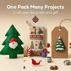 Buttons Galore Christmas Bastelknöpfe 50 Stück Weihnachten waschbar