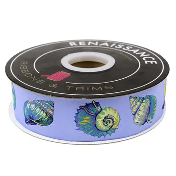 Renaissance Ribbon Floral Reef Lil Shelly Webband 38mm 1 Yard