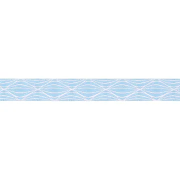 Renaissance Ribbon By the Seaside Wave in Blue Webband 1 Yard