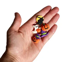 Buttons Galore Flatbackz Thrills Chills Halloween 5 Stk