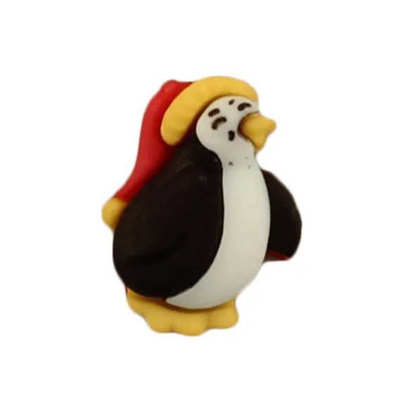 Buttons Galore Christmas Penguin Nähknopf