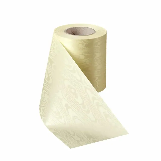 ALJO DESIGN Supersatin Allover Moiré Kranzband 25 m Rolle