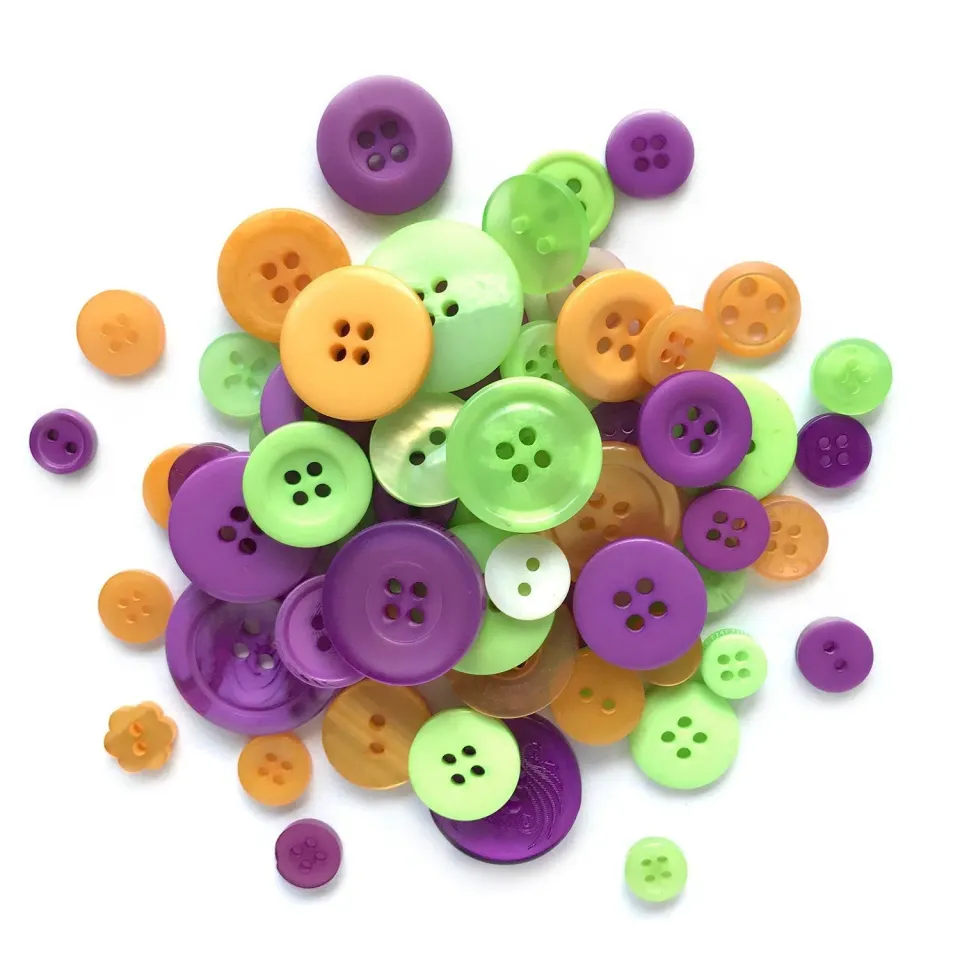 Buttons Galore Trick or Treat Knöpfe Halloween waschbar