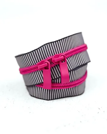 Renaissance Ribbon Bubble Pop Taschenreißverschluss Doppelschieber