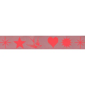Renaissance Ribbon EverGlow Fairy Flakes Jacquardband 22mm