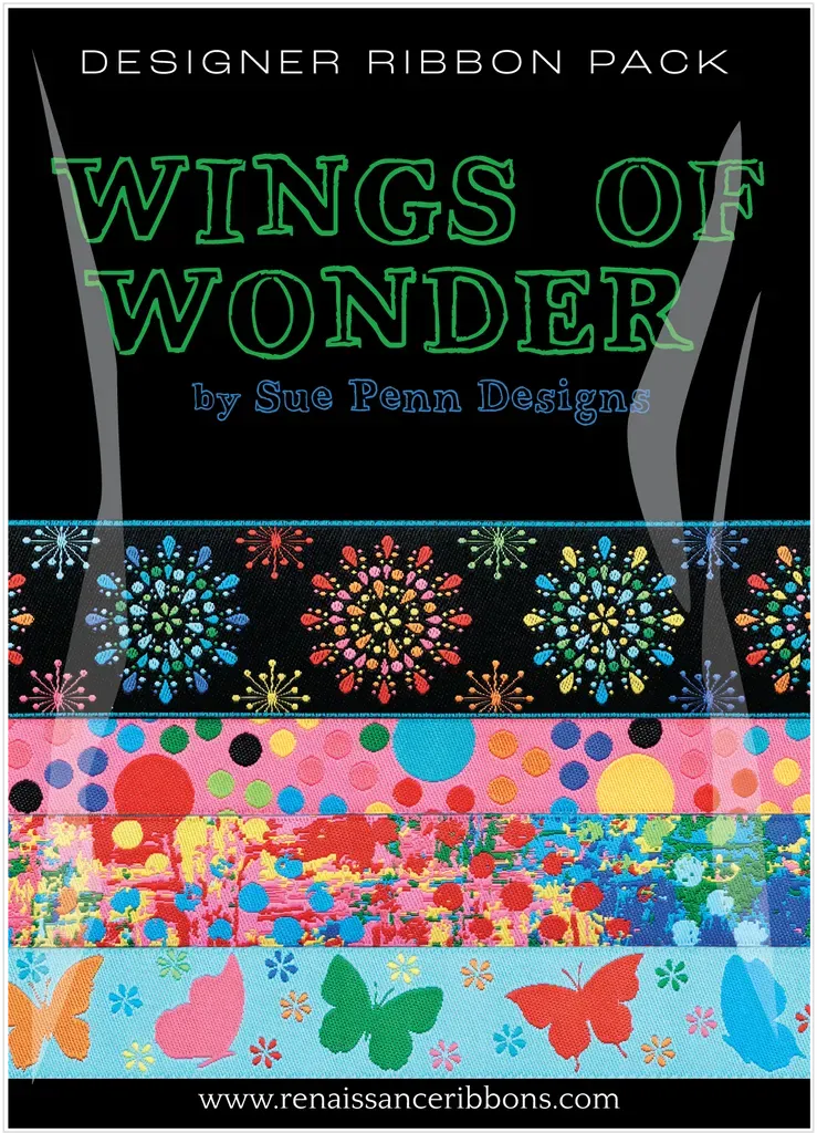 Renaissance Ribbon Wings of Wonder Webband Set 4 Yards