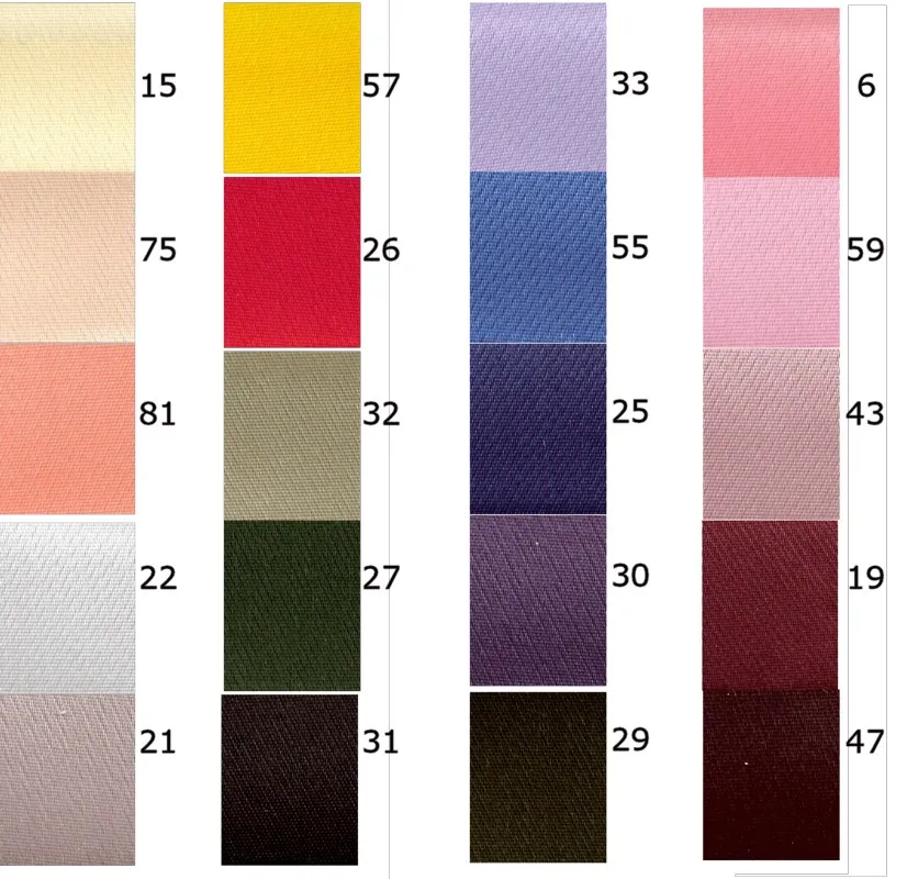 ALJO DESIGN Satin Kranzband Schnittkante 25 m Rolle