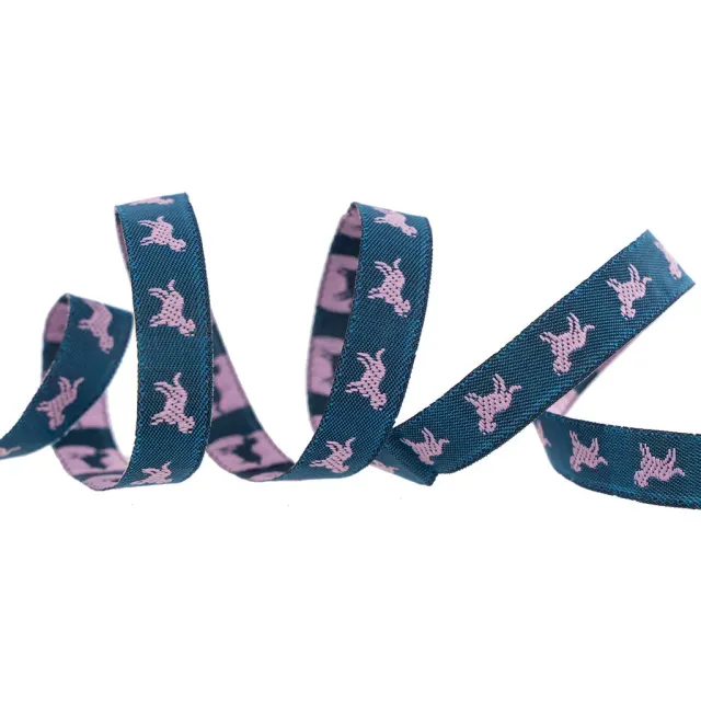 Renaissance Ribbon Dog Park Labrador Silhouette Webband 10 mm 1 Yard