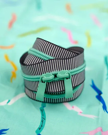 Renaissance Ribbon Mint Julep #5 Handtaschen-Reißverschluss