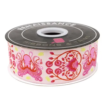 Renaissance Ribbon Floral Reef Octogarden Webband 1 Yard 48mm