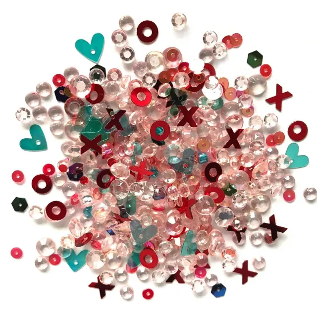 Buttons Galore Sparkletz Hugs and Kisses Schmucksteine 10g