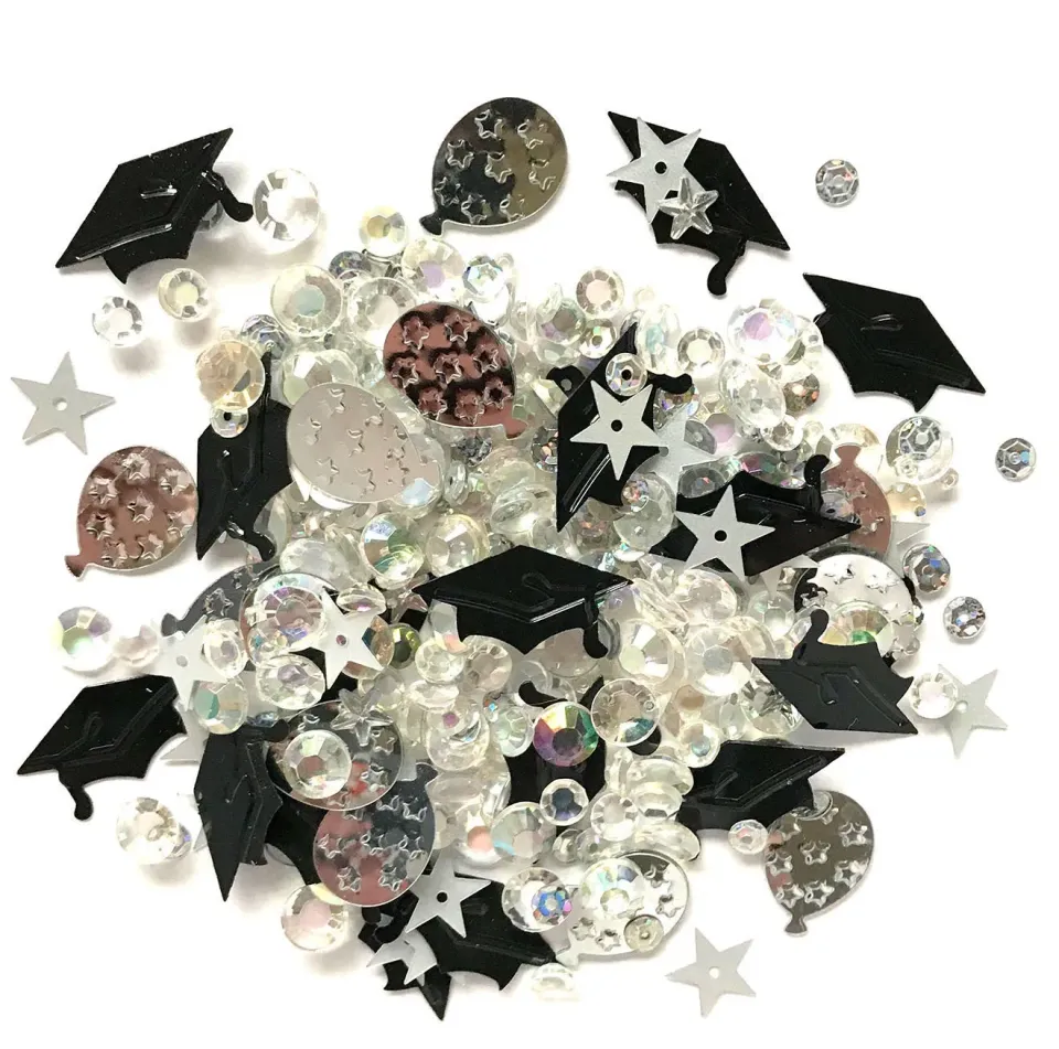 Buttons Galore Sparkletz Commencement Strassmix 10 g