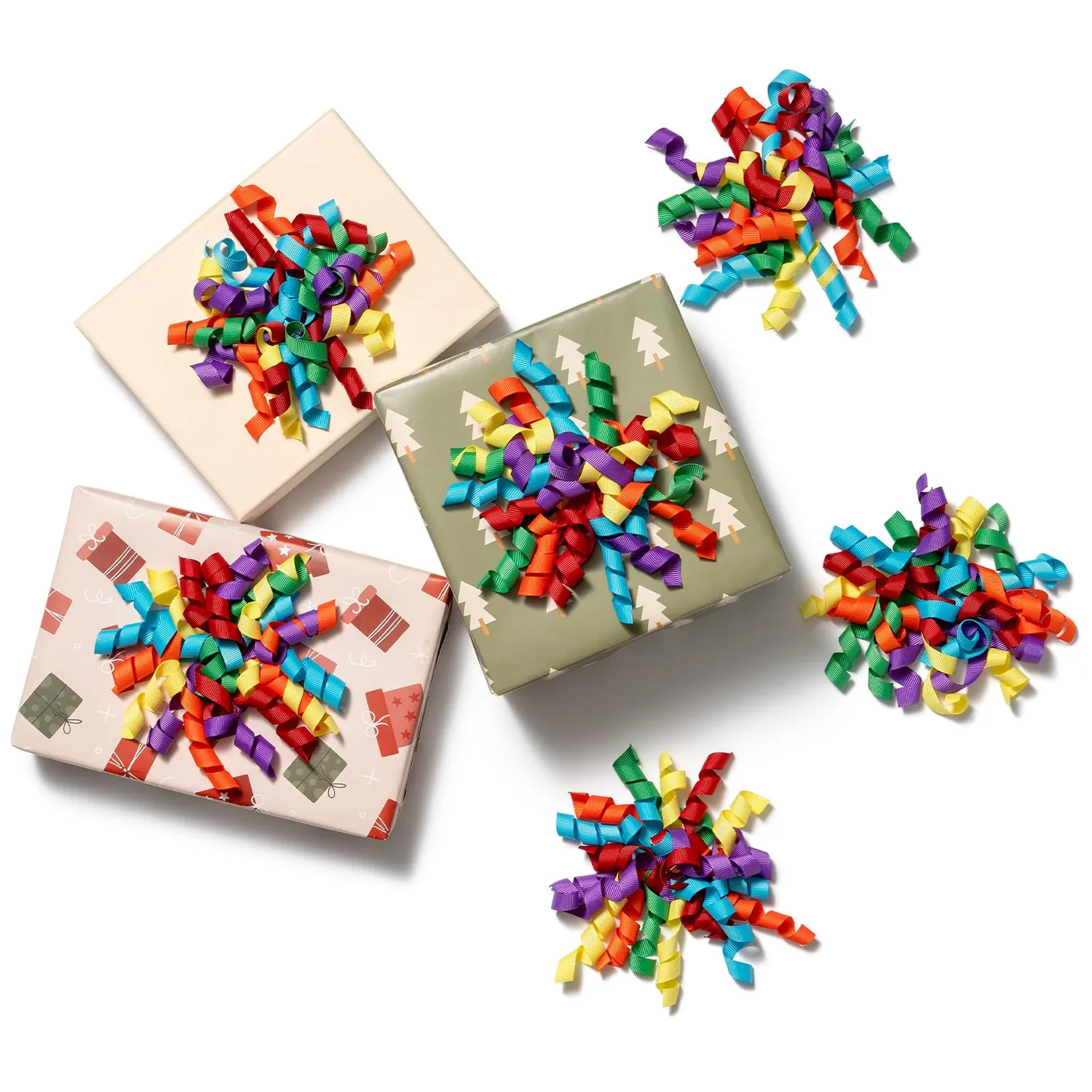MORSUNBELA Geschenkschleifen Satin selbstklebend 50 Stk