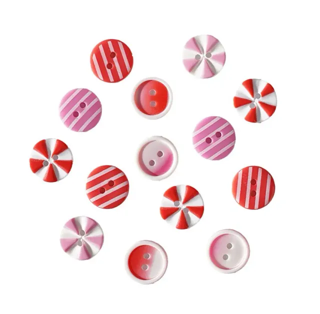 Buttons Galore Crazy in Love Knöpfe 15 Stk Valentinstag