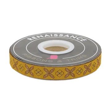 Renaissance Ribbon Enrapture Tiles Schmuckband 1 Yard gold