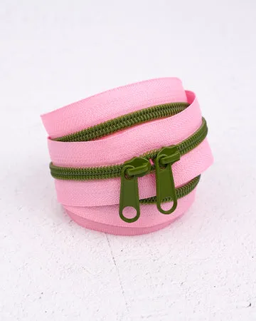 Renaissance Ribbon Olive Blossom Handtaschen-Reißverschluss