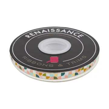 Renaissance Ribbon Savannah Deco Multi Schmuckband 1 Yard geometrisch